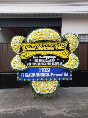 Papan Bunga Duka di Tegalmanggung